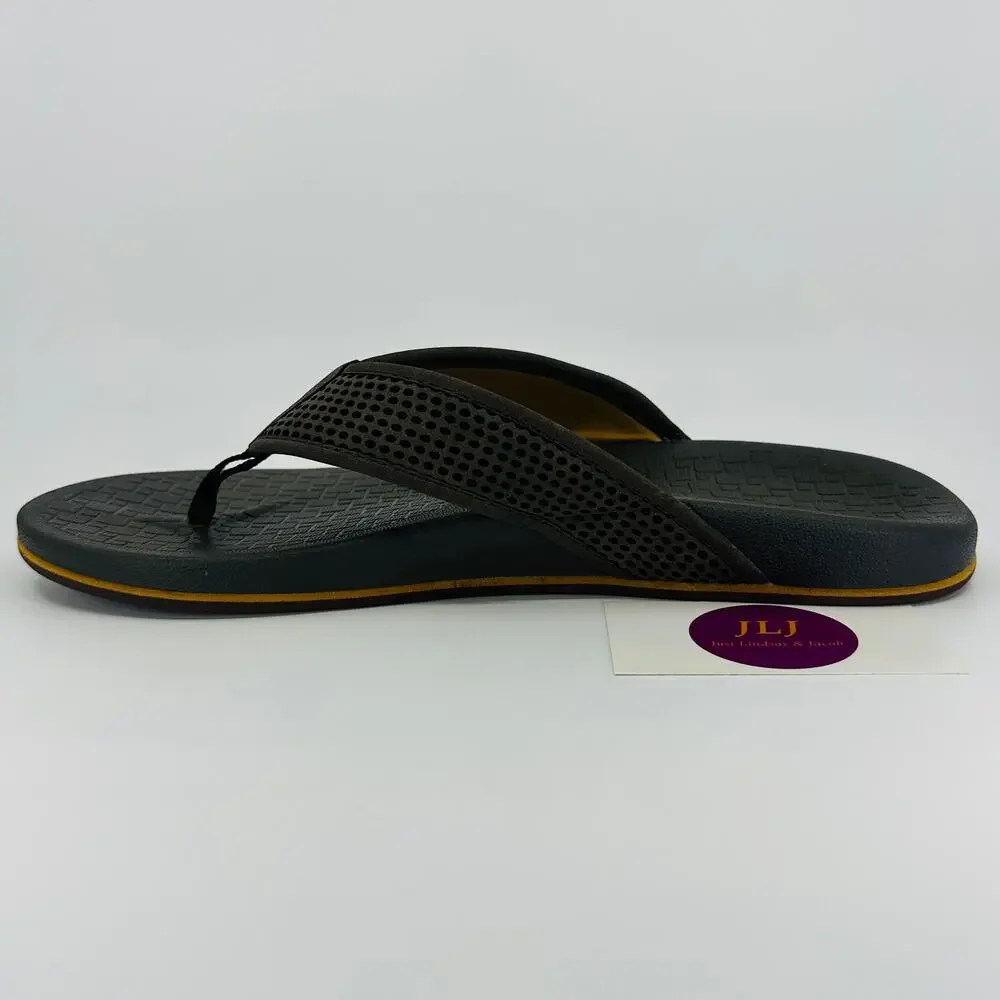 Skechers Men's Relaxed Fit: Pelem - Emiro Thong Sandals Dark Brown 65093 Size 12